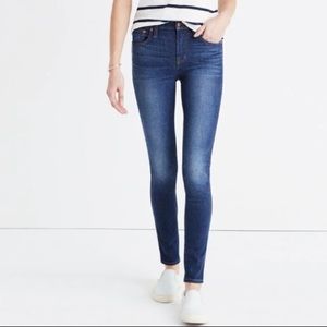 Madewell High Riser Skinny Jeans